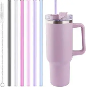 Joshey Replacement Straws for Stanley Quencher 40oz Tumbler, 6 Pack | 12 Inch Tritan Replacement Straws, 40 oz Tumbler Accessories, Reusable Plastic Drinking Straws Joshey Replacement Straws for Stanley Quencher 40oz Tumbler, 6 Pack | 12 Inch Tritan Replacement Straws, 40 oz Tumbler Accessories, Reusable Plastic Drinking Straws