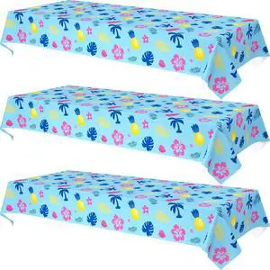 3 Pieces Palm Leaves Tablecloths Birthday Party Decorations Supplies Hawaiian Cartoon Table Cover Size 108×54 Inch Rectangular 3 Pieces Palm Leaves Tablecloths Birthday Party Decorations Supplies Hawaiian Cartoon Table Cover Size 108×54 Inch Rectangular