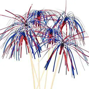 100 Counts 6 Inch Firework Cocktail Picks Red White Blue Firework Party Picks Toothpicks Cupcake Toppers Drink Sticks for Fourth of July Independence Day Party Supplies 100 Counts 6 Inch Firework Cocktail Picks Red White Blue Firework Party Picks Toothpicks Cupcake Toppers Drink Sticks for Fourth of July Independence Day Party Supplies