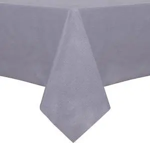 sancua Waterproof Rectangle Vinyl Tablecloth Table Cloth 54x78 Inch, Grey | 100% Oil Spill Proof, PVC Material, Wipe Clean Table Cover for Dining Tables, Buffet Parties and Camping sancua Waterproof Rectangle Vinyl Tablecloth Table Cloth 54x78 Inch, Grey | 100% Oil Spill Proof, PVC Material, Wipe Clean Table Cover for Dining Tables, Buffet Parties and Camping