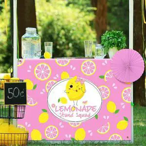 45" x 31" Lemonade Tablecloth for Lemonade Stand Supplies Lemon Table Cover for Lemon Party Supplies Summer Beach Picnic Birthday Party Decorations(Pink) 45" x 31" Lemonade Tablecloth for Lemonade Stand Supplies Lemon Table Cover for Lemon Party Supplies Summer Beach Picnic Birthday Party Decorations(Pink)