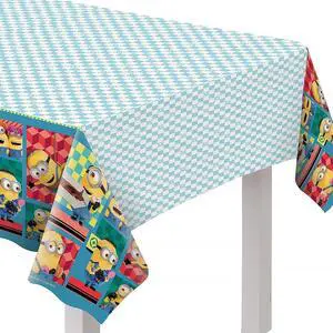 Multicolor Despicable Me Plastic Table Cover (54" x 96") Pack of 1 - Perfect for Birthdays & Kids' Parties Multicolor Despicable Me Plastic Table Cover (54" x 96") Pack of 1 - Perfect for Birthdays & Kids' Parties
