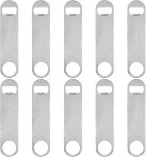 10Pack 7Inch Flat Bottle Opener, bottle opener, handheld beer bottle opener | Stainless Steel Bottle Openers Bulk Silver Beer Bottle Opener Bartender for Kitchen Bar or Restaurant, bulk bottle openers 10Pack 7Inch Flat Bottle Opener, bottle opener, handheld beer bottle opener | Stainless Steel Bottle Openers Bulk Silver Beer Bottle Opener Bartender for Kitchen Bar or Restaurant, bulk bottle openers