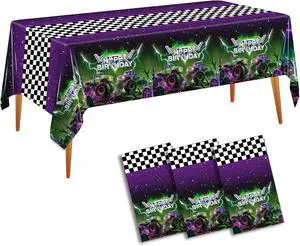 3pcs Monster Truck Tablecloths Party Supplies Monster Truck Party Plastic | Disposable Rectangular Watercolor Table Cover Kids Boys Birthday Decorations 54"x108" 3pcs Monster Truck Tablecloths Party Supplies Monster Truck Party Plastic | Disposable Rectangular Watercolor Table Cover Kids Boys Birthday Decorations 54"x108"