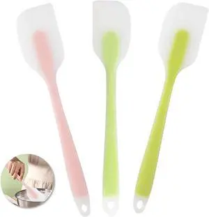 3 Pcs Silicone Spatula,8.2 Inch Heat-Resistant Spatula,Non-stick Rubber Spatulas, Baking Mixing Tool (Small) 3 Pcs Silicone Spatula,8.2 Inch Heat-Resistant Spatula,Non-stick Rubber Spatulas, Baking Mixing Tool (Small)