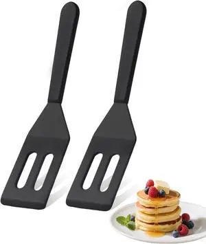 Small Silicone Spatulas 2-Pack, Heat-Resistant Mini Spatula for Serving | Nonstick Safe Thin Silicone Baking Set for Cookies, Brownies & Kitchen Use Small Silicone Spatulas 2-Pack, Heat-Resistant Mini Spatula for Serving | Nonstick Safe Thin Silicone Baking Set for Cookies, Brownies & Kitchen Use