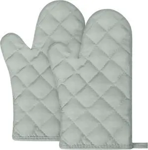 AUAUY Grey Oven Mitts, 1 Pair Kitchen Mittens, 392°F Heat Resistant | Oven Gloves Non-Slip Kitchen Gloves for Oven, BBQ Gloves-Oven Mitts Infill Cotton Cooking Gloves for Oven Grilling Baking AUAUY Grey Oven Mitts, 1 Pair Kitchen Mittens, 392°F Heat Resistant | Oven Gloves Non-Slip Kitchen Gloves for Oven, BBQ Gloves-Oven Mitts Infill Cotton Cooking Gloves for Oven Grilling Baking