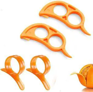 Orange Peeler Citrus Peel Cutter - Plastic Easy Fruit Vegetable Slicer - Lemon Opener Remover - Kitchen Accessory Knife Cooking Tool Gadget (Style C) Orange Peeler Citrus Peel Cutter - Plastic Easy Fruit Vegetable Slicer - Lemon Opener Remover - Kitchen Accessory Knife Cooking Tool Gadget (Style C)