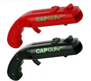 cap gun bottle opener launcher shooter funny shooting gun creative beverage bottle opener, suitable for party games, family gatherings, outdoor barbecues (2pc black red) cap gun bottle opener launcher shooter funny shooting gun creative beverage bottle opener, suitable for party games, family gatherings, outdoor barbecues (2pc black red)