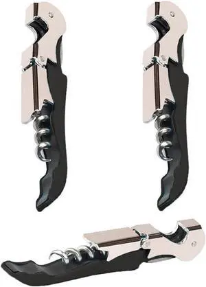 Professional Waiter Corkscrew Wine Openers Set(2PCS), Heavy Duty Stainless Steel Hinges Wine Key for Restaurant Waiters, Sommelier, Bartenders Professional Waiter Corkscrew Wine Openers Set(2PCS), Heavy Duty Stainless Steel Hinges Wine Key for Restaurant Waiters, Sommelier, Bartenders