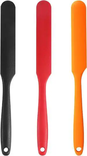 3 PackSilicone Jar Spatula, Long Handle Jar Scraper Spurtle, Sourdough Spatula, Non-Stick Heat Resistant Cake Cream Spatulas Set, Small Spatulas for Kitchen Use 3 PackSilicone Jar Spatula, Long Handle Jar Scraper Spurtle, Sourdough Spatula, Non-Stick Heat Resistant Cake Cream Spatulas Set, Small Spatulas for Kitchen Use
