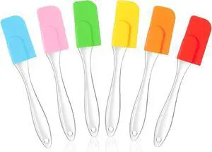 6Pcs Mini Spatula Silicone Small Rubber Spatulas Mini Kitchen Non Stick Silicone Spatula Miniature for Baking Cooking Mixing Frosting Serving Cookies Cakes Batter, Heat Resistant, Dishwasher Safe 6Pcs Mini Spatula Silicone Small Rubber Spatulas Mini Kitchen Non Stick Silicone Spatula Miniature for Baking Cooking Mixing Frosting Serving Cookies Cakes Batter, Heat Resistant, Dishwasher Safe