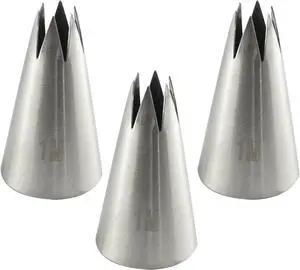 3 PCS 1M Cake Piping Tips, Cake Decorating Supplies Piping Tips | Piping Nozzles Decorating Tips, Baking Tools for Buttercream, Icing, Icing, Birthday Cake, Cupcake, DIY Art 3 PCS 1M Cake Piping Tips, Cake Decorating Supplies Piping Tips | Piping Nozzles Decorating Tips, Baking Tools for Buttercream, Icing, Icing, Birthday Cake, Cupcake, DIY Art