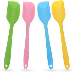 4 Pcs Silicone Spatulas Rubber Spatula Small Spatula,8 Inch Baking Mini Spatula Mixing Tool for Nonstick Cookware Cooking 4 Pcs Silicone Spatulas Rubber Spatula Small Spatula,8 Inch Baking Mini Spatula Mixing Tool for Nonstick Cookware Cooking