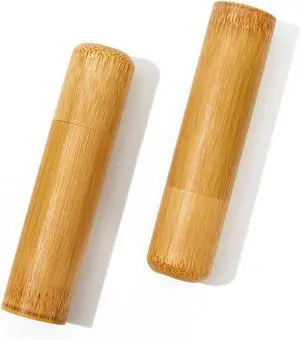 Teensery 2 Pcs Bamboo Loose Tea Jar Portable Tea Storage Box Small Spice Canister Coffee Bean Holder Travel Tea Container with Lid (4.7 x 1.2 Inch) Teensery 2 Pcs Bamboo Loose Tea Jar Portable Tea Storage Box Small Spice Canister Coffee Bean Holder Travel Tea Container with Lid (4.7 x 1.2 Inch)