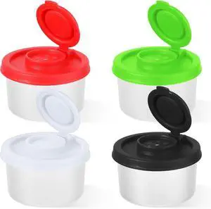 JJUNW 4 Pcs Salt and Pepper Shakers Set Mini, Seasoning Shaker Travel Containers, Moisture Proof Camping Small Salt Travel Salt Shaker for Travel Camping Picnic Lunch Dining Kitchen JJUNW 4 Pcs Salt and Pepper Shakers Set Mini, Seasoning Shaker Travel Containers, Moisture Proof Camping Small Salt Travel Salt Shaker for Travel Camping Picnic Lunch Dining Kitchen