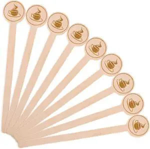 HANSGO 100PCS Coffee Stirrers, 5.9 Inch Coffee Stir Sticks with Round Ends, Cafe Grade Natural Wooden Stir Sticks, Wooden Beverage Mixer for Cocktails Milk Tea HANSGO 100PCS Coffee Stirrers, 5.9 Inch Coffee Stir Sticks with Round Ends, Cafe Grade Natural Wooden Stir Sticks, Wooden Beverage Mixer for Cocktails Milk Tea