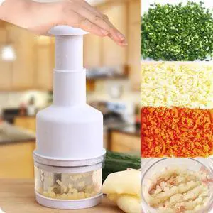 Food Chopper, Mini Garlic Dicer with Stainless Steel Blades, Hand-Press Vegetable Cutter for Onions, Tomatoes, Nuts - Kitchen Helper with Non-Slip Base, Easy to Clean & Save Time Food Chopper, Mini Garlic Dicer with Stainless Steel Blades, Hand-Press Vegetable Cutter for Onions, Tomatoes, Nuts - Kitchen Helper with Non-Slip Base, Easy to Clean & Save Time