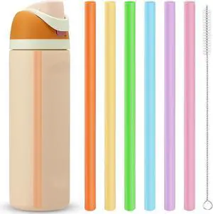 Replacement Straws Compatible with Owala Freepsip 24oz,32oz Water Bottle,Replacement Parts For Owala Free Sip Sway 30 oz,Include 6 BPA-FREE Straws and 1 Cleaning Brush Replacement Straws Compatible with Owala Freepsip 24oz,32oz Water Bottle,Replacement Parts For Owala Free Sip Sway 30 oz,Include 6 BPA-FREE Straws and 1 Cleaning Brush