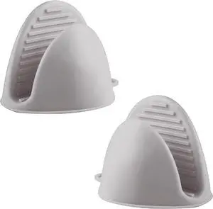 1 Pair Gray,Mini Silicone Oven Gloves, Mini Finger Protector Pot Holder for Kitchen,Cooking,Baking,BBQHeat Resistant Glovescan be Washed in the Dishwasher 1 Pair Gray,Mini Silicone Oven Gloves, Mini Finger Protector Pot Holder for Kitchen,Cooking,Baking,BBQHeat Resistant Glovescan be Washed in the Dishwasher