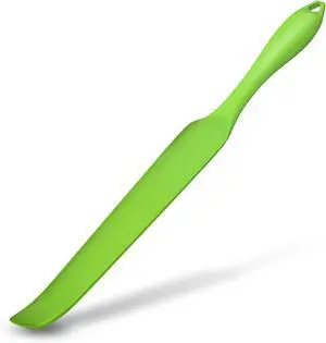 Silicone Blender Spatula - Easy to Reach Under Blender Blades and Edges | Silicone Rubber Grip with Hanging Holes Reusable (Green) Silicone Blender Spatula - Easy to Reach Under Blender Blades and Edges | Silicone Rubber Grip with Hanging Holes Reusable (Green)
