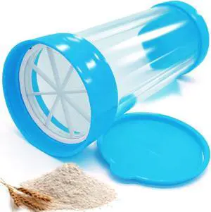 Flour for Baking,Sifter for Baking,Flour Duster for Bread Baking(Blue) Flour for Baking,Sifter for Baking,Flour Duster for Bread Baking(Blue)