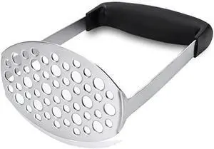 Heavy Duty Stainless Steel Potato Masher Manual Masher Kitchen Tool with Ergonomic PP Handle Household Manual Potato Mashers for Potato Avocado Bean Fruits and more Vegetables Heavy Duty Stainless Steel Potato Masher Manual Masher Kitchen Tool with Ergonomic PP Handle Household Manual Potato Mashers for Potato Avocado Bean Fruits and more Vegetables
