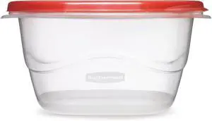 Rubbermaid TakeAlongs Deep Square Food Storage Containers, 5.3 Cup, 2 Count Rubbermaid TakeAlongs Deep Square Food Storage Containers, 5.3 Cup, 2 Count