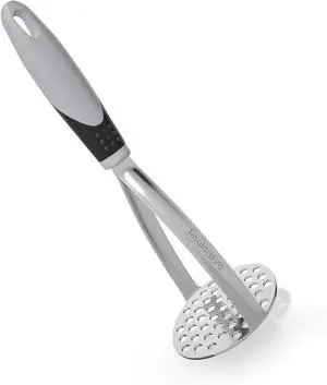 Joyoldelf Heavy Duty Potato Masher, Stainless Steel Integrated Masher Kitchen Tool & Food Masher/Potato Smasher with Non-slip Handle, Perfect for Bean, Vegetable, Fruits, Avocado, Meat Joyoldelf Heavy Duty Potato Masher, Stainless Steel Integrated Masher Kitchen Tool & Food Masher/Potato Smasher with Non-slip Handle, Perfect for Bean, Vegetable, Fruits, Avocado, Meat