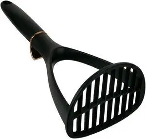 TENTA KITCHEN Good Grips Nylon Potato Solid Masher Professional Nylon Potato Masher,Garlic Press,Cooking and Kitchen Gadget. Ricer Press Blender Crusher for Non-Stick Cookware TENTA KITCHEN Good Grips Nylon Potato Solid Masher Professional Nylon Potato Masher,Garlic Press,Cooking and Kitchen Gadget. Ricer Press Blender Crusher for Non-Stick Cookware