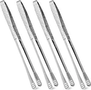 4Pcs 9.5-Inch Stainless Steel Korean BBQ Grill Tongs | Japanese Barbecue Tongs for Cooking, Portable Kitchenware for Home, Outdoor, Steak, Salad, Food 4Pcs 9.5-Inch Stainless Steel Korean BBQ Grill Tongs | Japanese Barbecue Tongs for Cooking, Portable Kitchenware for Home, Outdoor, Steak, Salad, Food