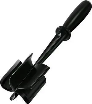 Meat Chopper, Premium Heat Resistant Meat Masher, 5 Blades Ground Beef Masher, Dishwasher Safe, Non Stick Hamburger Smasher, Nylon Potato Masher, Black Meat Chopper, Premium Heat Resistant Meat Masher, 5 Blades Ground Beef Masher, Dishwasher Safe, Non Stick Hamburger Smasher, Nylon Potato Masher, Black