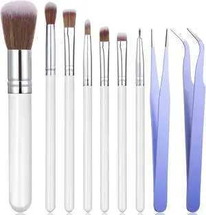 Sinmoe 10 Pieces Cake Candy Decorating Brushes Tools Cookie Decoration Brushes Pastry Brush and Stainless Steel Straight and Curved Tip Tweezers Pasta Tweezers for Baking Fondant (Macaron Color) Sinmoe 10 Pieces Cake Candy Decorating Brushes Tools Cookie Decoration Brushes Pastry Brush and Stainless Steel Straight and Curved Tip Tweezers Pasta Tweezers for Baking Fondant (Macaron Color)
