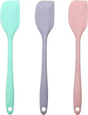 3 Pcs Silicone Spatula Set, Small Rubber Spatulas Silicone Heat Resistant Kitchen Tools for Flexible and Suitable for Kitchen Baking, Cooking, Stirring, and Scraping Seamless One Piece Design (3) 3 Pcs Silicone Spatula Set, Small Rubber Spatulas Silicone Heat Resistant Kitchen Tools for Flexible and Suitable for Kitchen Baking, Cooking, Stirring, and Scraping Seamless One Piece Design (3)
