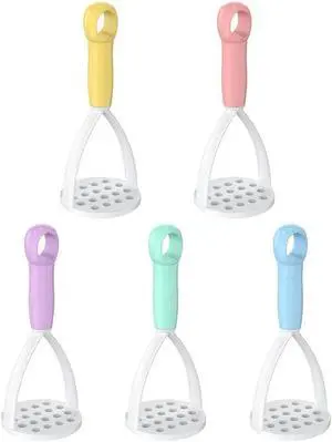 1Pc Random Color Manual Silicone Potato Masher, Cooking Utensils Masher, Mini Potato Masher for Non-Stick Cookware 1Pc Random Color Manual Silicone Potato Masher, Cooking Utensils Masher, Mini Potato Masher for Non-Stick Cookware