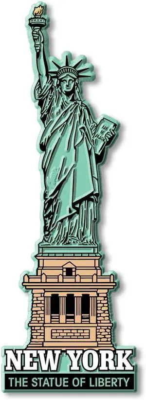 New York City Statue of Liberty Jumbo Magnet by Classic Magnets, 3D Rubber Vintage-Style Collectible Souvenirs and Gifts Made in the USA New York City Statue of Liberty Jumbo Magnet by Classic Magnets, 3D Rubber Vintage-Style Collectible Souvenirs and Gifts Made in the USA