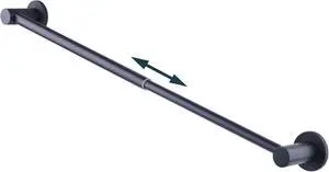 10"-18" Adjustable Magnetic Towel Bar for Fridge, Rod for Chart Whiteboard | Magnet Towel Holder Towel Hook Hanger for Kitchen Refrigerator Dishwasher, Laundry Washer Dryer, Black, Pack of 1 10"-18" Adjustable Magnetic Towel Bar for Fridge, Rod for Chart Whiteboard | Magnet Towel Holder Towel Hook Hanger for Kitchen Refrigerator Dishwasher, Laundry Washer Dryer, Black, Pack of 1
