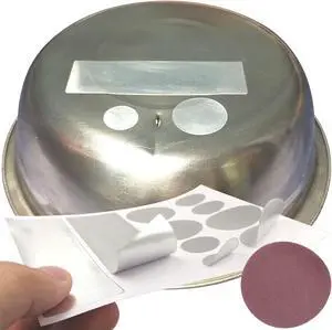 12PCS Professional Aluminum Patch Repair Leaking Kit for Kitchen Cooking Pots Stock Soup Pot and Pans Cookware, Strong High Temperature Resistant Patch for Metal or Plastic Pail Bucket (1) 12PCS Professional Aluminum Patch Repair Leaking Kit for Kitchen Cooking Pots Stock Soup Pot and Pans Cookware, Strong High Temperature Resistant Patch for Metal or Plastic Pail Bucket (1)