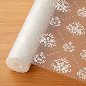 Cooyes Shelf and Drawer Liners for Kitchen Cabinets, Non-Adhesive Cabinet Liners, EVA Waterproof Durable Shelf Paper for Refrigerator, Shelves, Cupboard with European Pattern, Easy to Cut Cooyes Shelf and Drawer Liners for Kitchen Cabinets, Non-Adhesive Cabinet Liners, EVA Waterproof Durable Shelf Paper for Refrigerator, Shelves, Cupboard with European Pattern, Easy to Cut