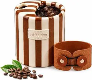 Shelprojsu 10oz Ceramic Travel Coffee Mug,Ceramic Mug with Sip hole Hand Painted Coffee Mugs with Sleeve Cup,Can Work as a Gift Ideal for Coffee Lovers (Brown) Shelprojsu 10oz Ceramic Travel Coffee Mug,Ceramic Mug with Sip hole Hand Painted Coffee Mugs with Sleeve Cup,Can Work as a Gift Ideal for Coffee Lovers (Brown)