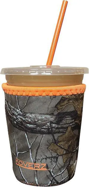 Iced Coffee Sleeve, Insulated Neoprene Cup Sleeve, Fits a 16 Oz. Coffee Cup, Washable and Reusable, Iced Coffee Accessories, Small Realtree Camo Iced Coffee Sleeve, Insulated Neoprene Cup Sleeve, Fits a 16 Oz. Coffee Cup, Washable and Reusable, Iced Coffee Accessories, Small Realtree Camo