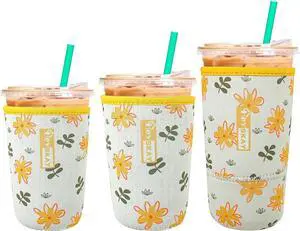 HEYSKAY Iced Coffee Sleeve Cooler Coffee Cup Sleeves for Drinks 16-32OZ | Cold Drink Sleeve For Starbucks Dunkin Coffee Cup, Insulated Neoprene, Prevent Condensation to Avoid Mess, Gifts for Women HEYSKAY Iced Coffee Sleeve Cooler Coffee Cup Sleeves for Drinks 16-32OZ | Cold Drink Sleeve For Starbucks Dunkin Coffee Cup, Insulated Neoprene, Prevent Condensation to Avoid Mess, Gifts for Women
