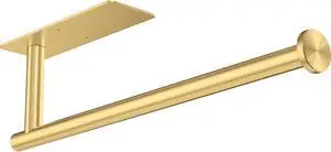Gold Paper Towel Holder Under Cabinet, Self Adhesive Paper Towel Roll Holder Stick on Wall, Stainless Steel Towel Paper Holder for Kitchen Bathroom Gold Paper Towel Holder Under Cabinet, Self Adhesive Paper Towel Roll Holder Stick on Wall, Stainless Steel Towel Paper Holder for Kitchen Bathroom