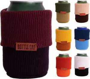 Bottle Cap Insulated Can & Bottle Koozie, Reversible Sleeve, 12 & 16 oz | Fits 12oz, 16oz, slim & tall cans, beer bottles & coffee cups. Soft double-layer knit keeps drinks cold; reversible 2 colors Bottle Cap Insulated Can & Bottle Koozie, Reversible Sleeve, 12 & 16 oz | Fits 12oz, 16oz, slim & tall cans, beer bottles & coffee cups. Soft double-layer knit keeps drinks cold; reversible 2 colors