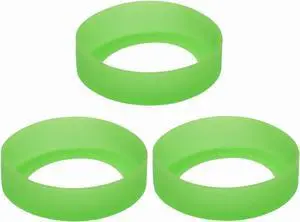 ONLYKXY 3pcs 6.5cm Silicon Protective Cup Mat Sleeve Heat-Resistant Bottle Holder Rubber Coaster Tumblers Protector Base Pad Non-Slip Bottom Cover Ring Accessories for Thermos (Fluorescent Green) ONLYKXY 3pcs 6.5cm Silicon Protective Cup Mat Sleeve Heat-Resistant Bottle Holder Rubber Coaster Tumblers Protector Base Pad Non-Slip Bottom Cover Ring Accessories for Thermos (Fluorescent Green)