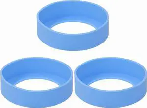 ONLYKXY 3pcs 6.5cm Silicon Protective Cup Mat Sleeve Heat-Resistant Bottle Holder Rubber Coaster Tumblers Protector Base Pad Non-Slip Bottom Cover Ring Accessories for Thermos (Pastel Blue) ONLYKXY 3pcs 6.5cm Silicon Protective Cup Mat Sleeve Heat-Resistant Bottle Holder Rubber Coaster Tumblers Protector Base Pad Non-Slip Bottom Cover Ring Accessories for Thermos (Pastel Blue)