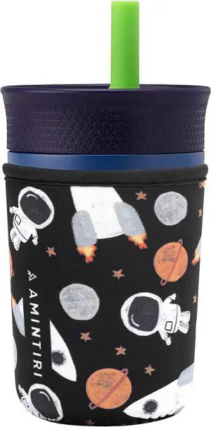 Neoprene Sleeve for Owala Kids 12 oz & Zak Cup 15 oz, Kids Tumbler Cover | Mute in Class & Scratch Resistant Cute Sleeve for Boys Girls to School Travel Neoprene Sleeve for Owala Kids 12 oz & Zak Cup 15 oz, Kids Tumbler Cover | Mute in Class & Scratch Resistant Cute Sleeve for Boys Girls to School Travel