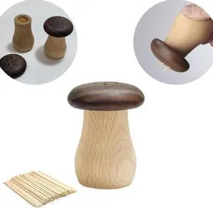 EAEDMY Cute Mushroom Toothpicks Holder with 390 Pcs Toothpicks, Cactus Toothpick Holder Dispenser for Home Kitchen Table Decor Accessories, Warm and Unique Gifts (1.Mushroom) EAEDMY Cute Mushroom Toothpicks Holder with 390 Pcs Toothpicks, Cactus Toothpick Holder Dispenser for Home Kitchen Table Decor Accessories, Warm and Unique Gifts (1.Mushroom)