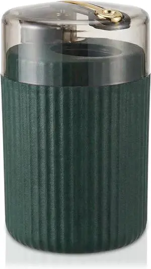 Pop-Up Automatic Toothpick Dispenser Luxury Push-Button Portable Toothpick Holder, Pop-Out Toothpick Jar for Home & Outdoor Use, Compact Tabletop Dispenser (Dark Green) Pop-Up Automatic Toothpick Dispenser Luxury Push-Button Portable Toothpick Holder, Pop-Out Toothpick Jar for Home & Outdoor Use, Compact Tabletop Dispenser (Dark Green)