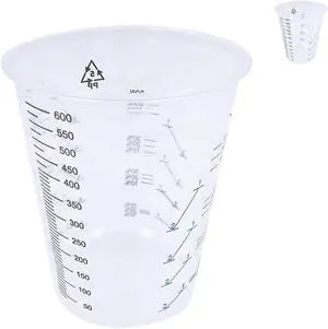 CANOPUS Mixing Cups for Epoxy and Resin, Measuring Cups, Graduated Paint Mixing Cups, Plastic Mixing Cups for Automotive and Art Projects, 20 ounce (1 Pint), 600 cc (Pack of 25) CANOPUS Mixing Cups for Epoxy and Resin, Measuring Cups, Graduated Paint Mixing Cups, Plastic Mixing Cups for Automotive and Art Projects, 20 ounce (1 Pint), 600 cc (Pack of 25)